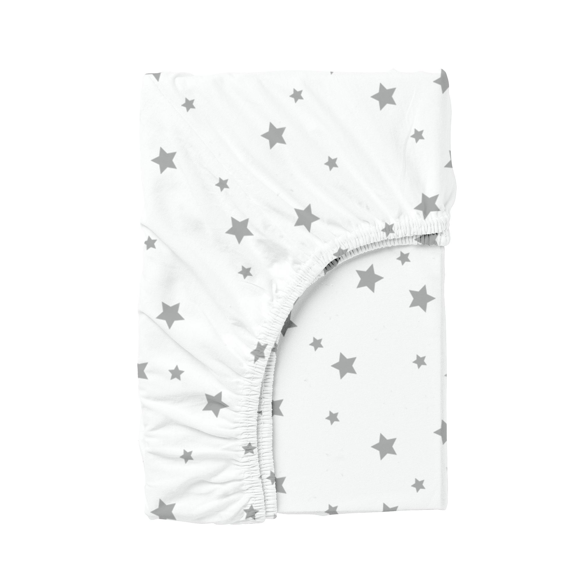 Простынь на резинке Cosas 140х200х20 см Star Grey (4822052086926) Простынь на резинке Cosas 140х200х20 см Star Grey (4822052086926)