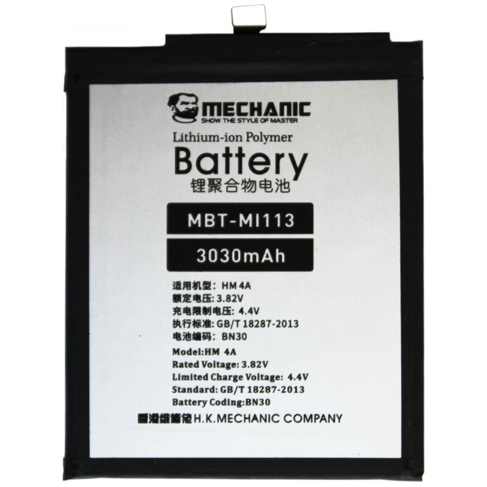 Аккумулятор MECHANIC BN30 3030 mAh для Xiaomi Redmi 4A