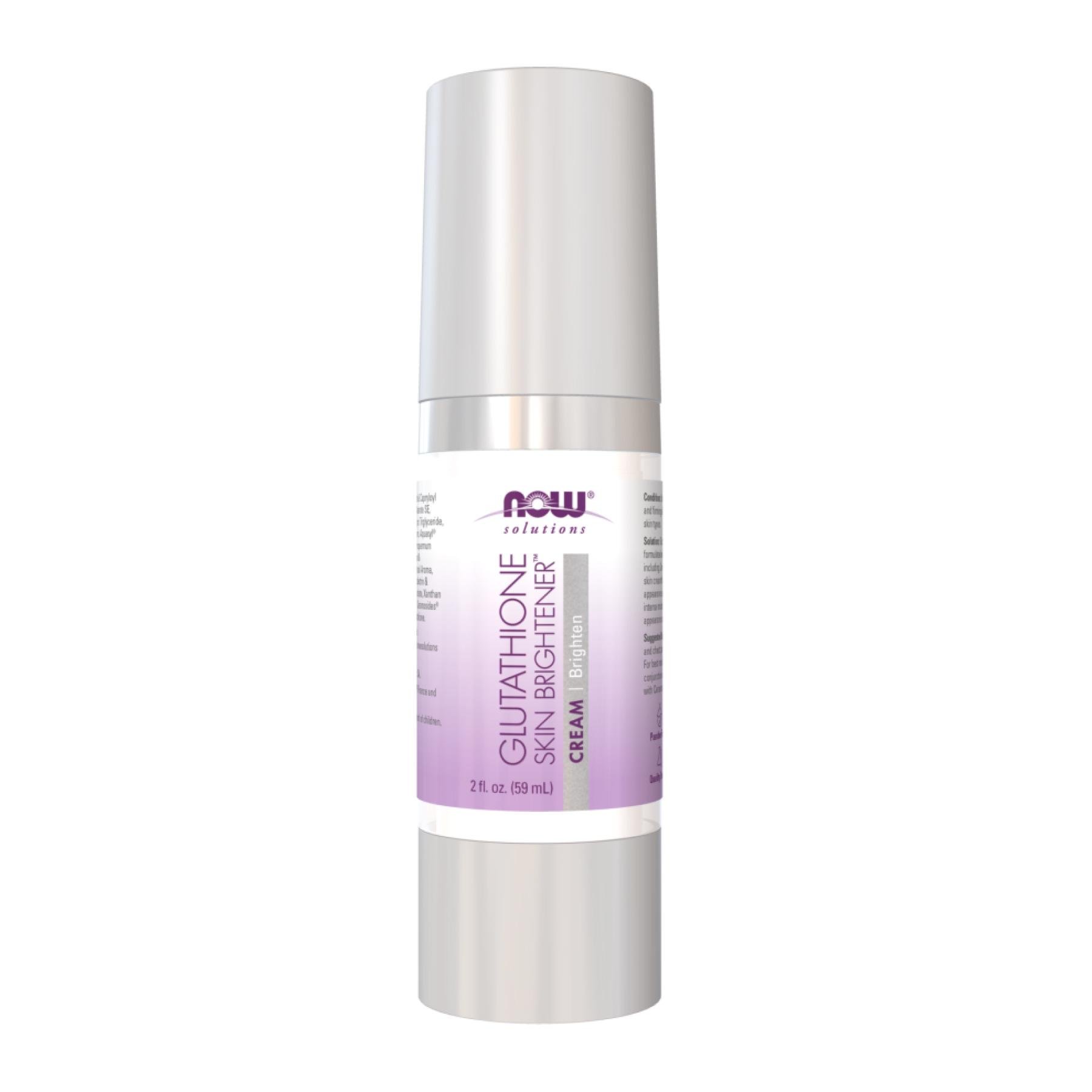 Крем для освітлення шкіри із глутатіоном Now Foods Glutathione Skin Brightener Cream 59 мл