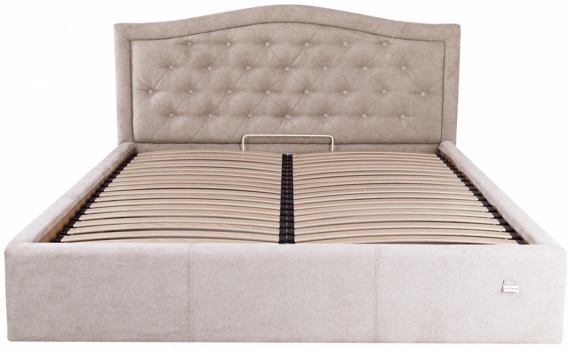 Кровать с подъемным механизмом двуспальная Scarlett Comfort Мисти Mocco 160х190 см Бежевый