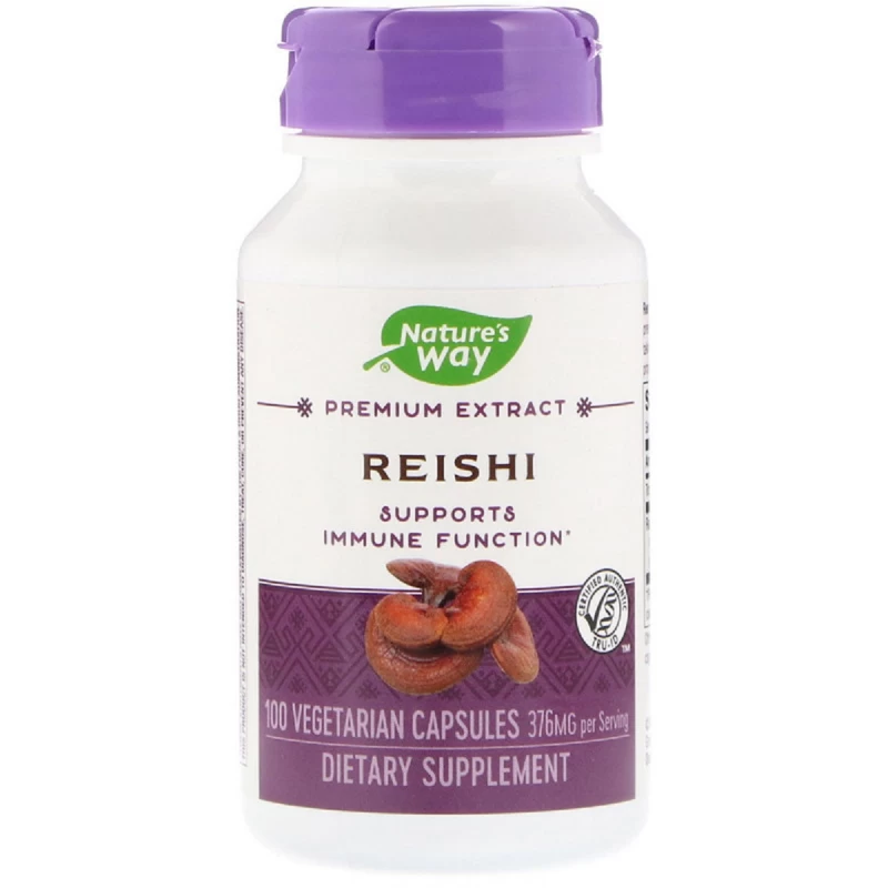 Грибний комплекс Nature's Way Reishi Standardized 100 Veg капс. (000002602)