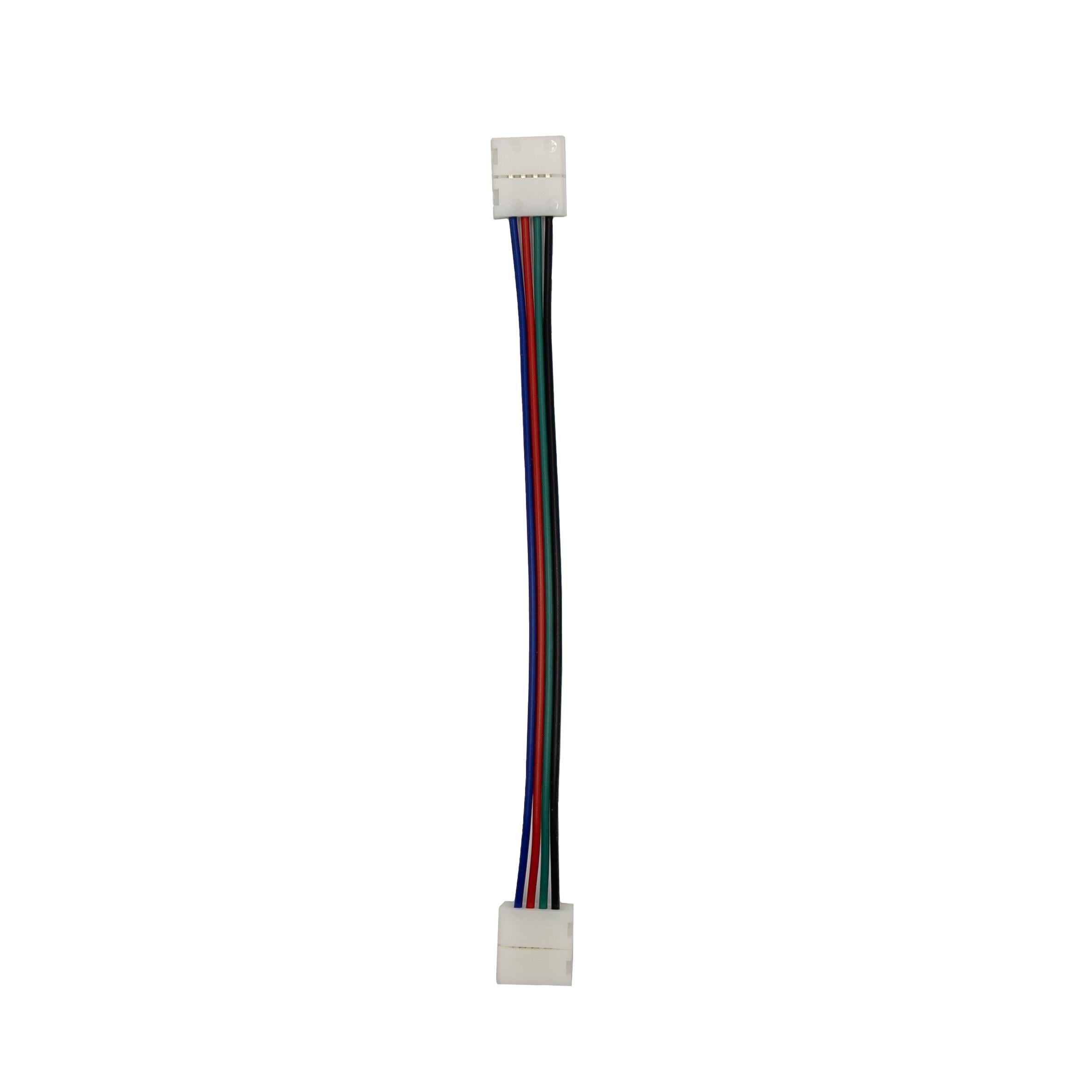 Коннектор Prolum для LED-ленты RGB и 2 зажима 10 мм (29822051)