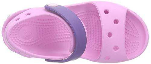 Босоножки Crocs Crocband Sandal Kids р. C8/EUR 24-25 Carnation/Amethyst (7155925). - фото 3