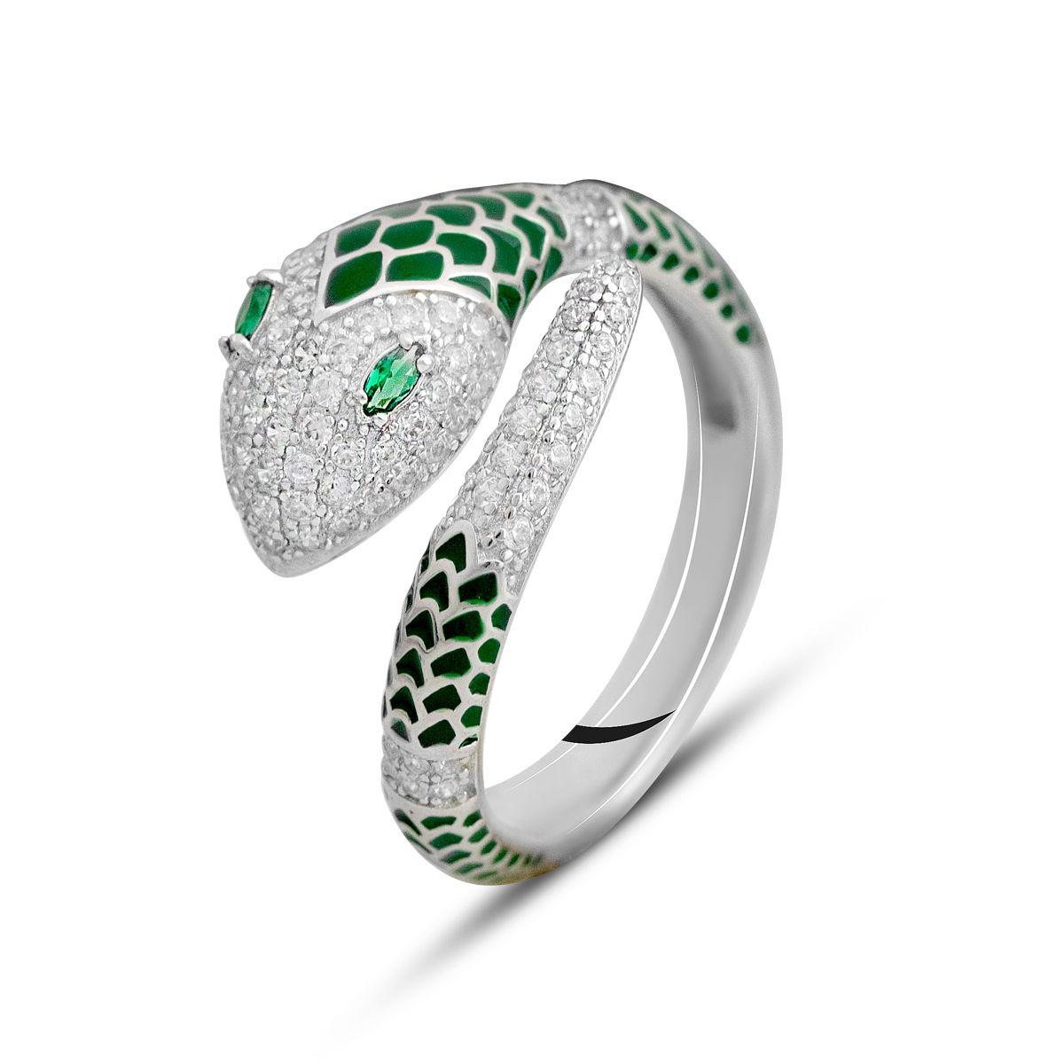 Кольцо серебряное с фианитами 5,37 г р. 16,5 (2143468)