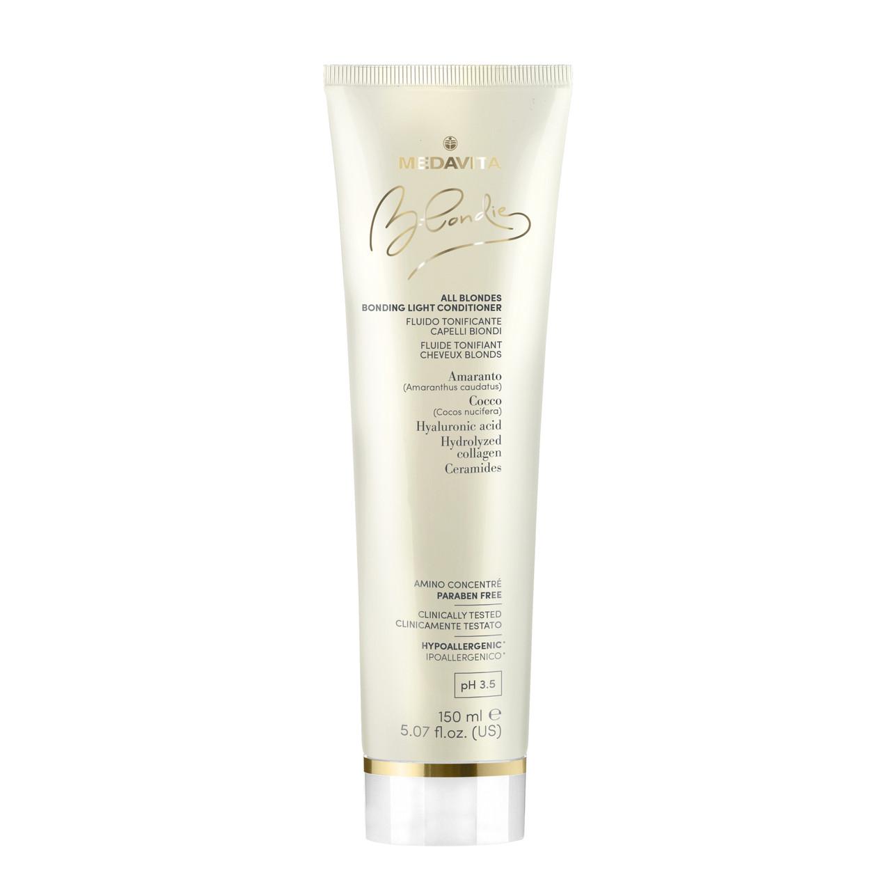 Кондиционер укрепляющий для всех типов светлых волос Medavita Blondie All Blondes Bonding Light Conditioner (02379)