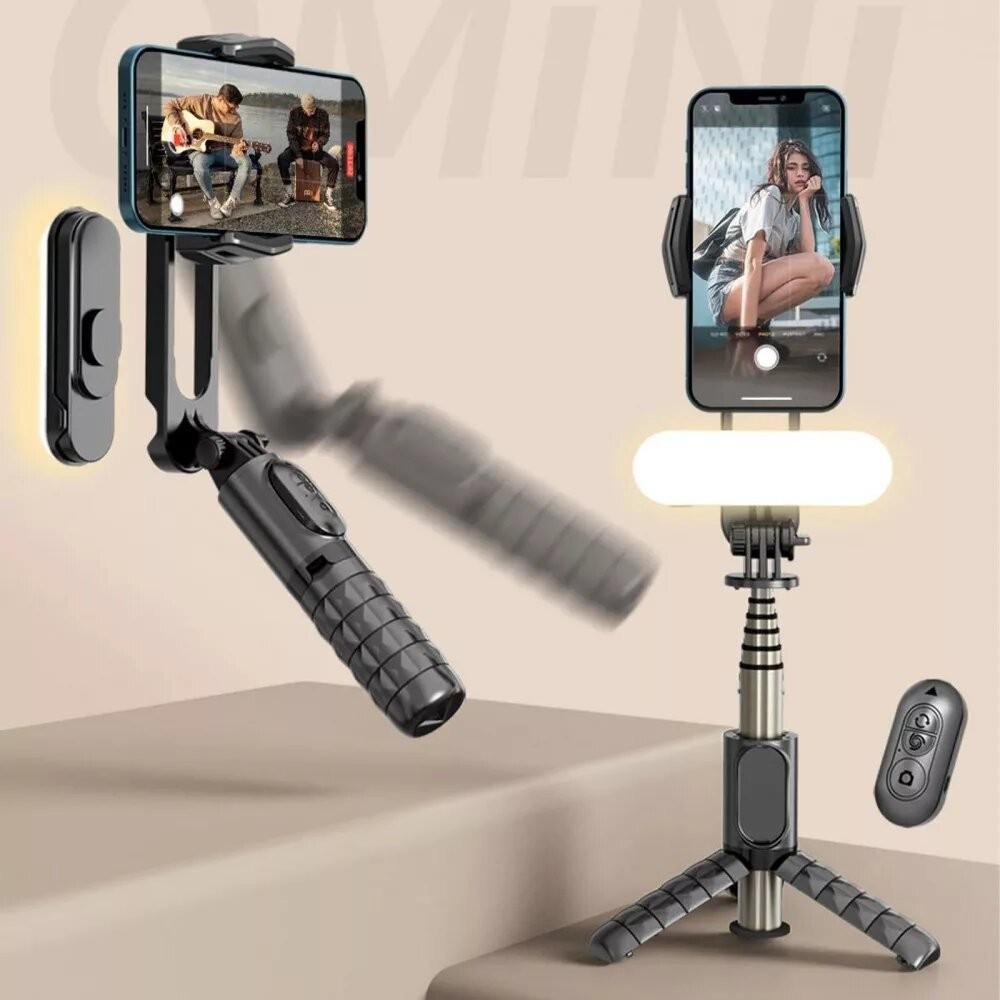 Селфі-монопод Gimbal Stabilizer Q09 Bluetooth зі стабілізатором 360 0,7 м - фото 2