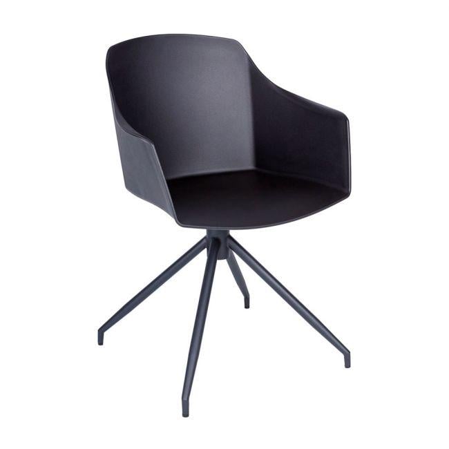 Стул обеденный Wow chair пластиковый Черный (1415)