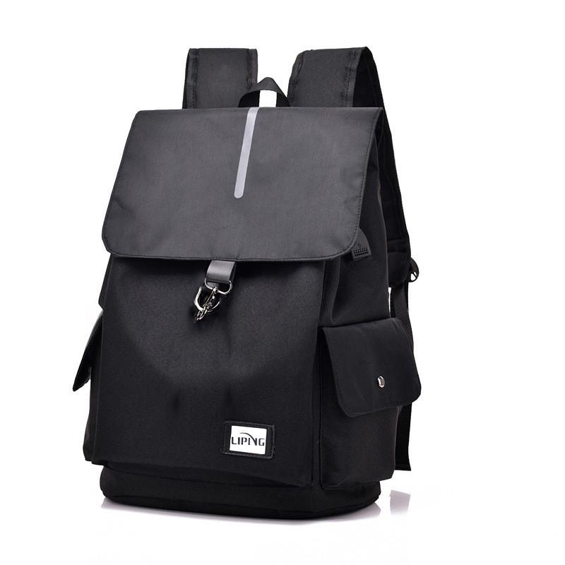Рюкзак городской Liping LP-604 20-35L Black повседневный с USB для зарядки Рюкзак городской Liping LP-604 20-35L Black повседневный с USB для зарядки