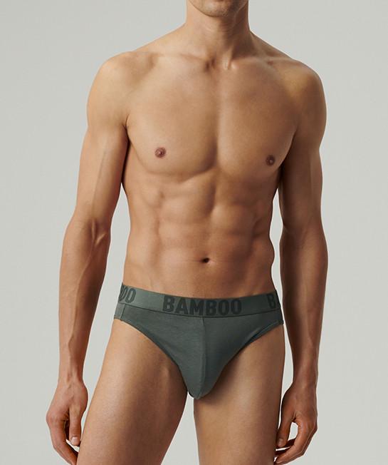 Набор мужских трусов-брифов Atlantic 3MP-199 бамбуковых XXL 3 шт. Черный/Хаки/Бежевый (27565639) - фото 2 Набор мужских трусов-брифов Atlantic 3MP-199 бамбуковых XXL 3 шт. Черный/Хаки/Бежевый (27565639) - фото 2