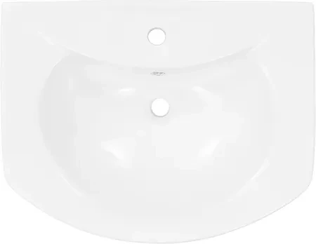 Умивальник з постаментом vidaXL 65х52 см (143001) - фото 4 Умивальник з постаментом vidaXL 65х52 см (143001) - фото 4