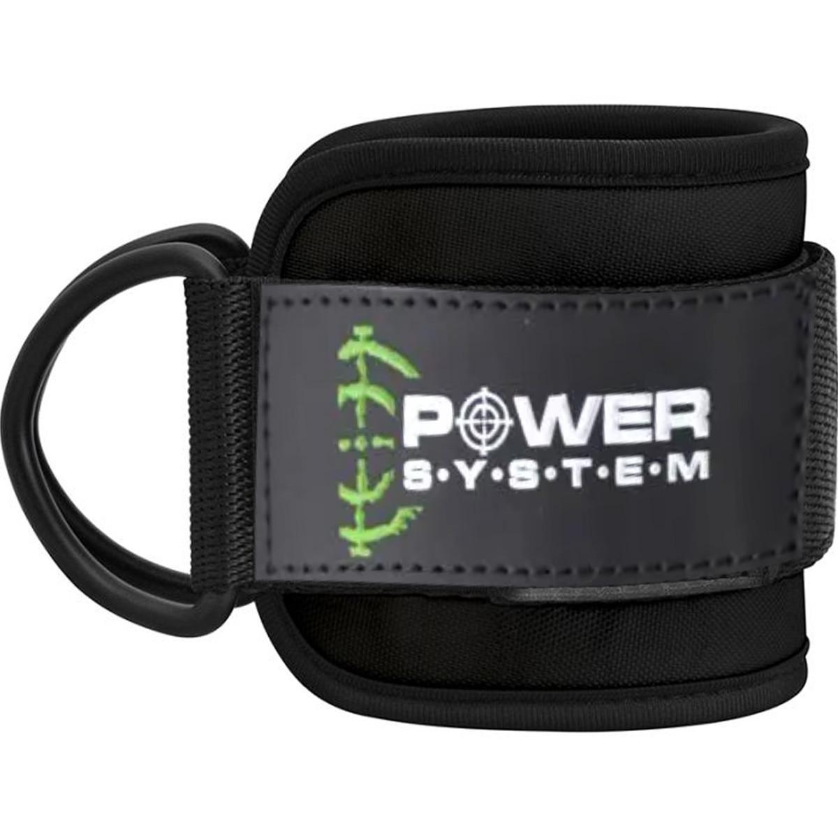 Манжети на щиколотці Power System PS-3460 Ankle Strap Gym Guy Black (PS_3460_Green) - фото 2