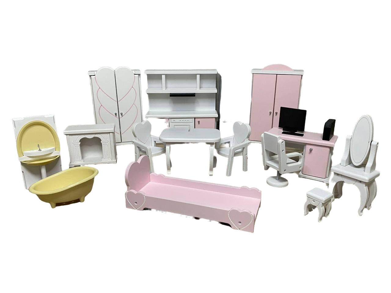 Іграшкові меблі Лагода для лялькового будиночка 15 п (36e97eef)
