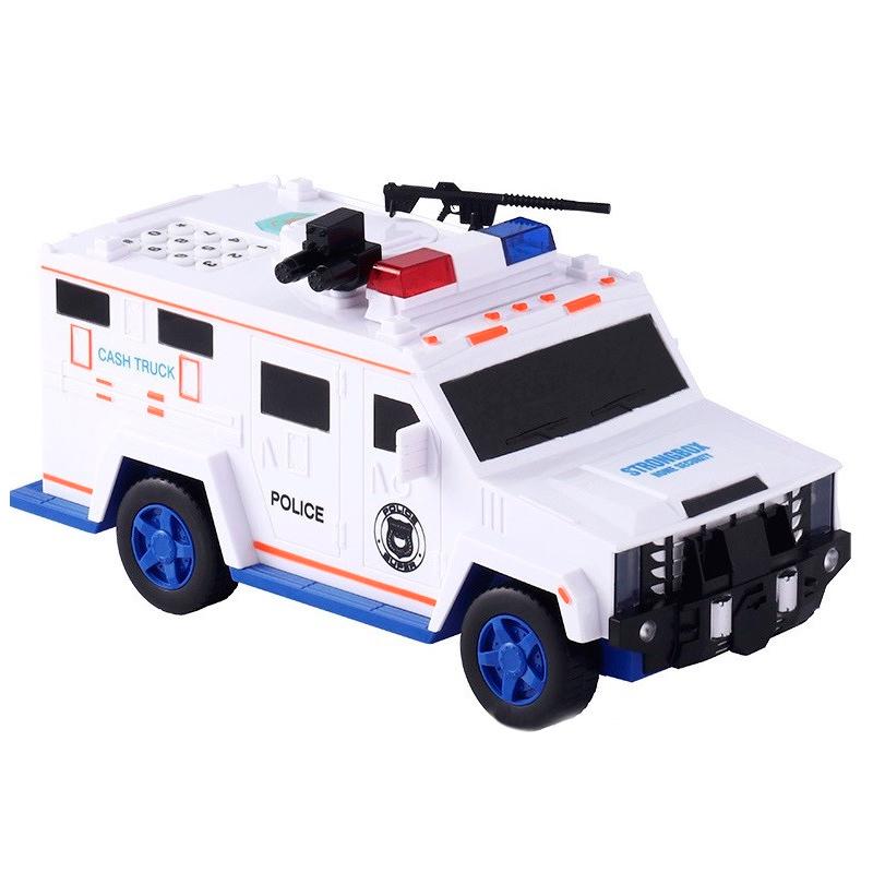 Сейф копилка машина полицейская Cash Truck 06688-19 Белый (1007576-White)