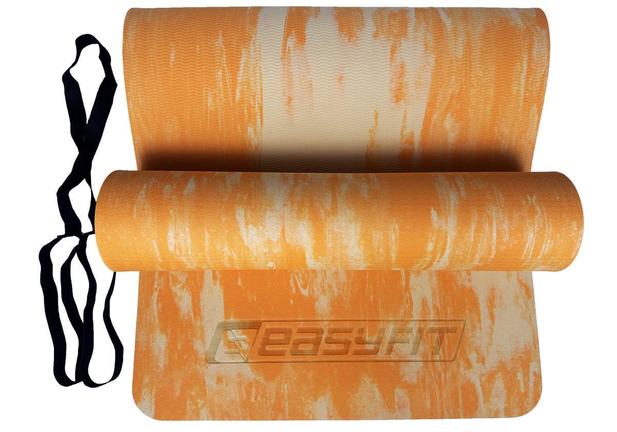 Коврик для йоги и фитнеса EasyFit s-EVA Mat 8 мм Оранжевый (EF-1911-Or) - фото 3 Коврик для йоги и фитнеса EasyFit s-EVA Mat 8 мм Оранжевый (EF-1911-Or) - фото 3