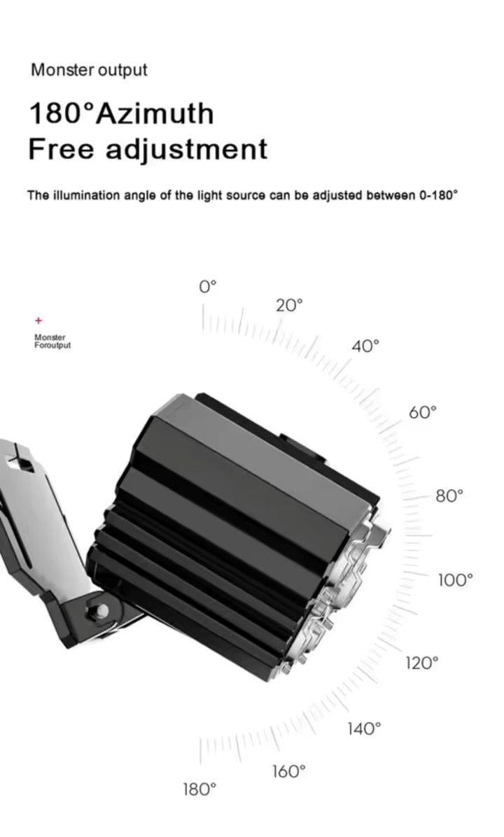 Ліхтар налобний 5 LED Помаранчевий (4027) - фото 4