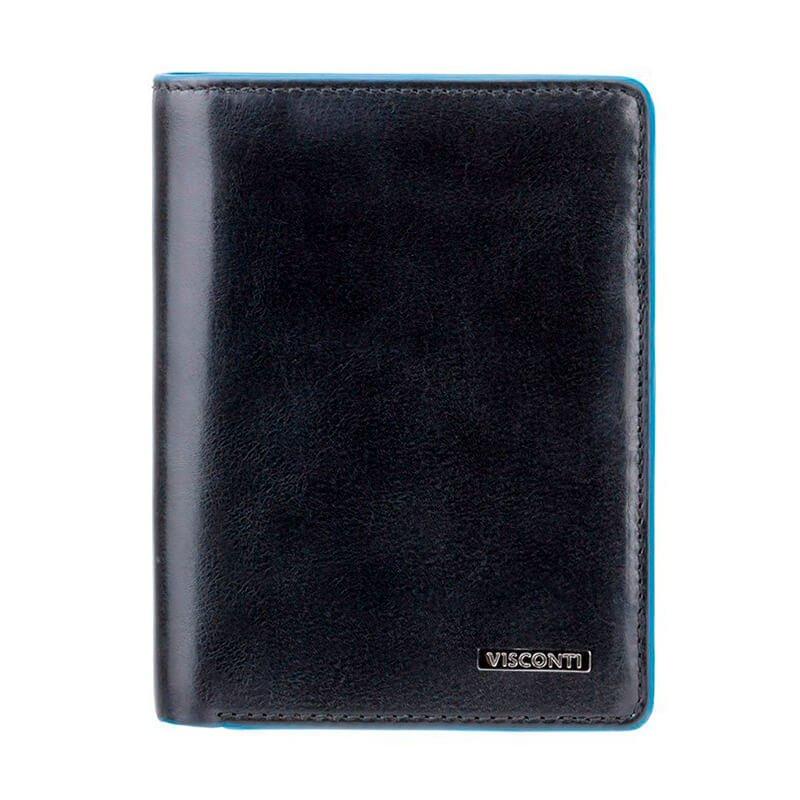 Портмоне мужское Visconti Ralph Italian Black (ALP87 IT BLK)