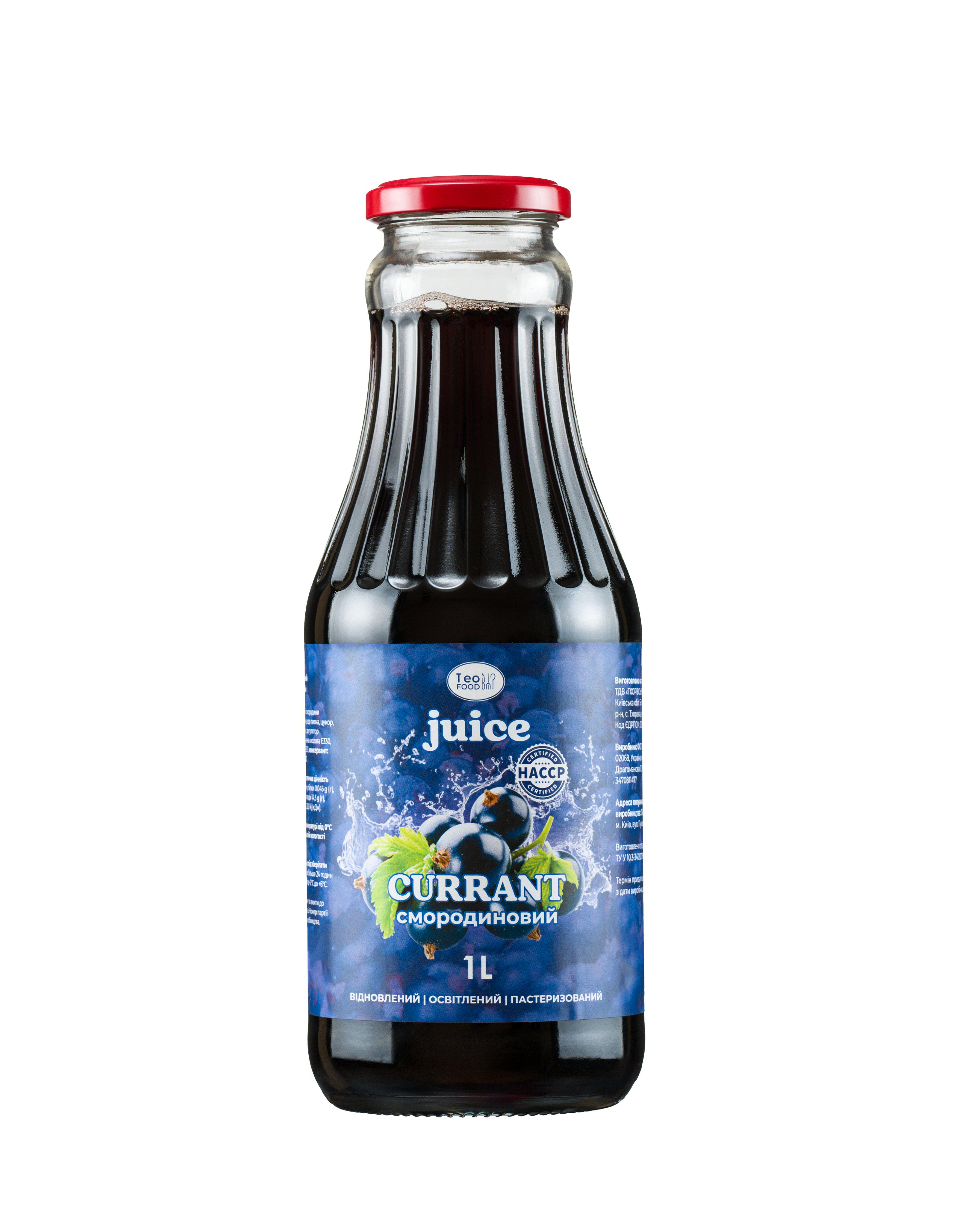 Сок восстановлен Смородиновый 1 л (31558601)