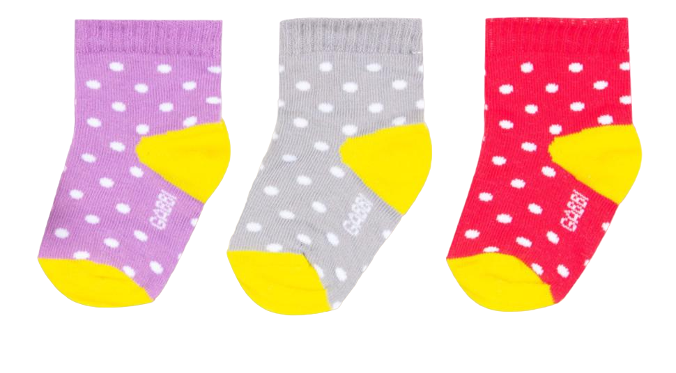 Носки детские хлопковые демисезонные для девочки Gabbi NSD-244 р. 8-10 6 пар (90244)