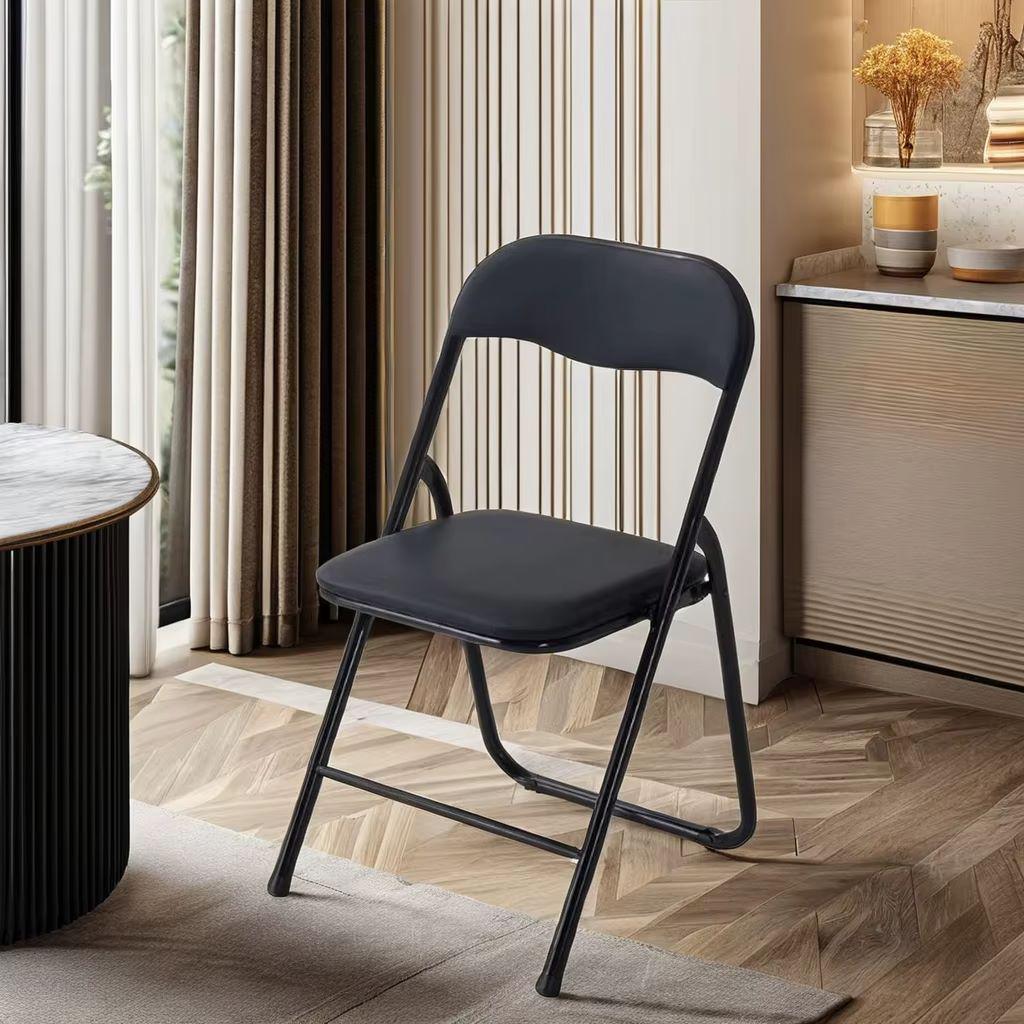 Стілець складаний TIKO Intarsio екокожа/метал Чорний (28710776) - фото 15 Стілець складаний TIKO Intarsio екокожа/метал Чорний (28710776) - фото 15