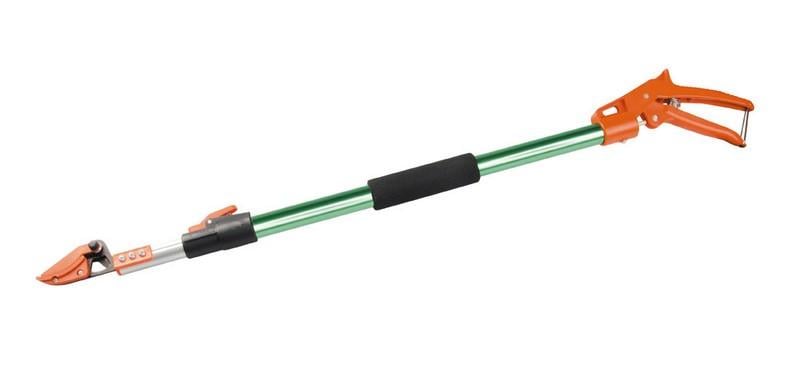 Секатор штанговый пистолетный телескопический ПРОФИ алюминиевая ручка 0,8-1,2 м