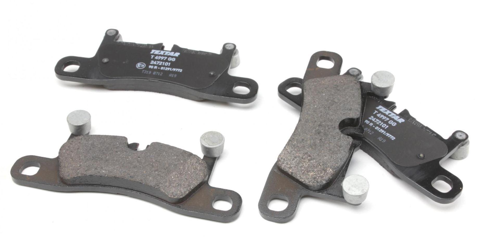 Колодки тормозные задние TEXTAR для VW Touareg/Porsche Cayenne 10-187,5x76x17,2 мм Brembo (2472101)