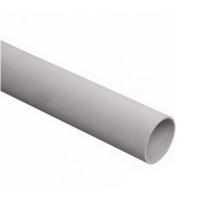 Труба жорстка Копос ПВХ з розтрубом ∅25 мм 3 м 320Н/5 см Світло-сірий (28334535)