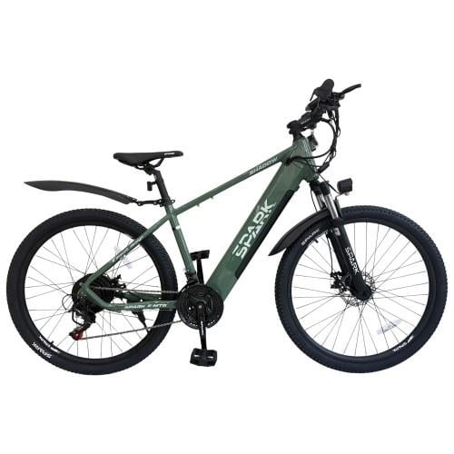 Велосипед с электромотором Spark E-MTB SHADOW 15" 48V 500W 12,8 Ah Темно-зеленый (000239953)