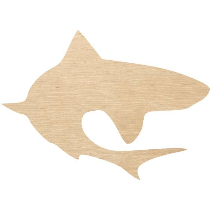 Заготівля з фанери Акула №5 3,5x2,5 см (2801170341)