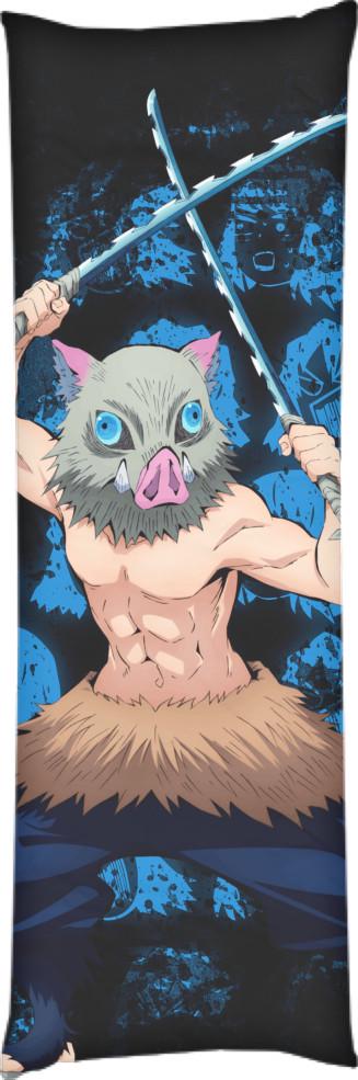 Подушка дакимакура Demon Slayer Kimetsu no Yaiba 58 60x180 см (14105991)