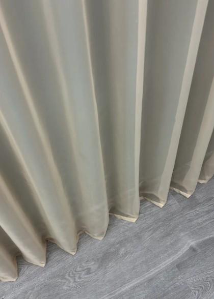 Тюль шифон Темно-бежевый (н119) - фото 6 Тюль шифон Темно-бежевый (н119) - фото 6