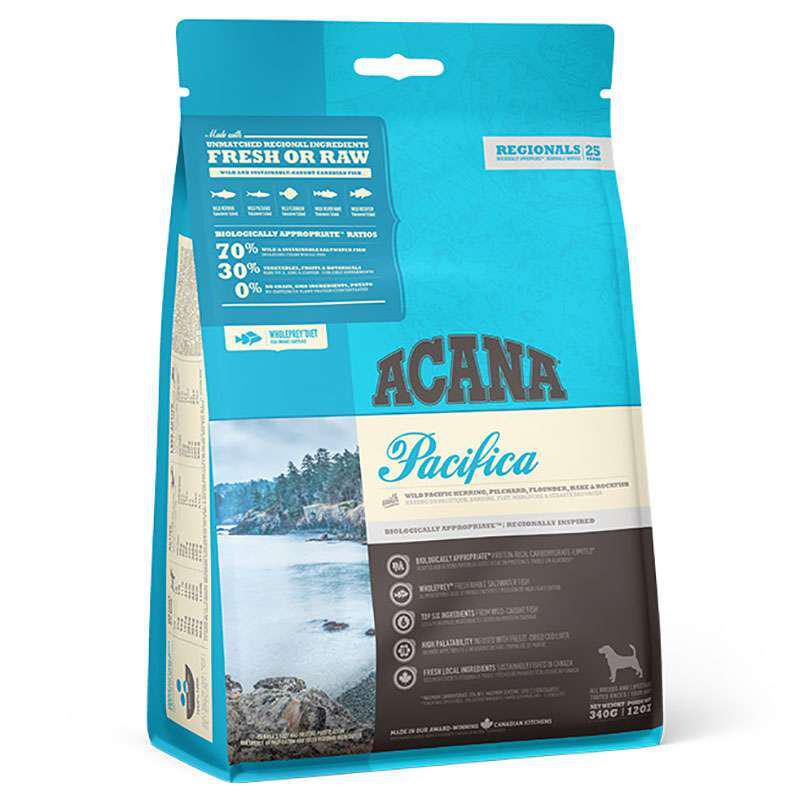 Корм беззерновой Acana Pacifica Dog для собак всех пород 340 г (26496)