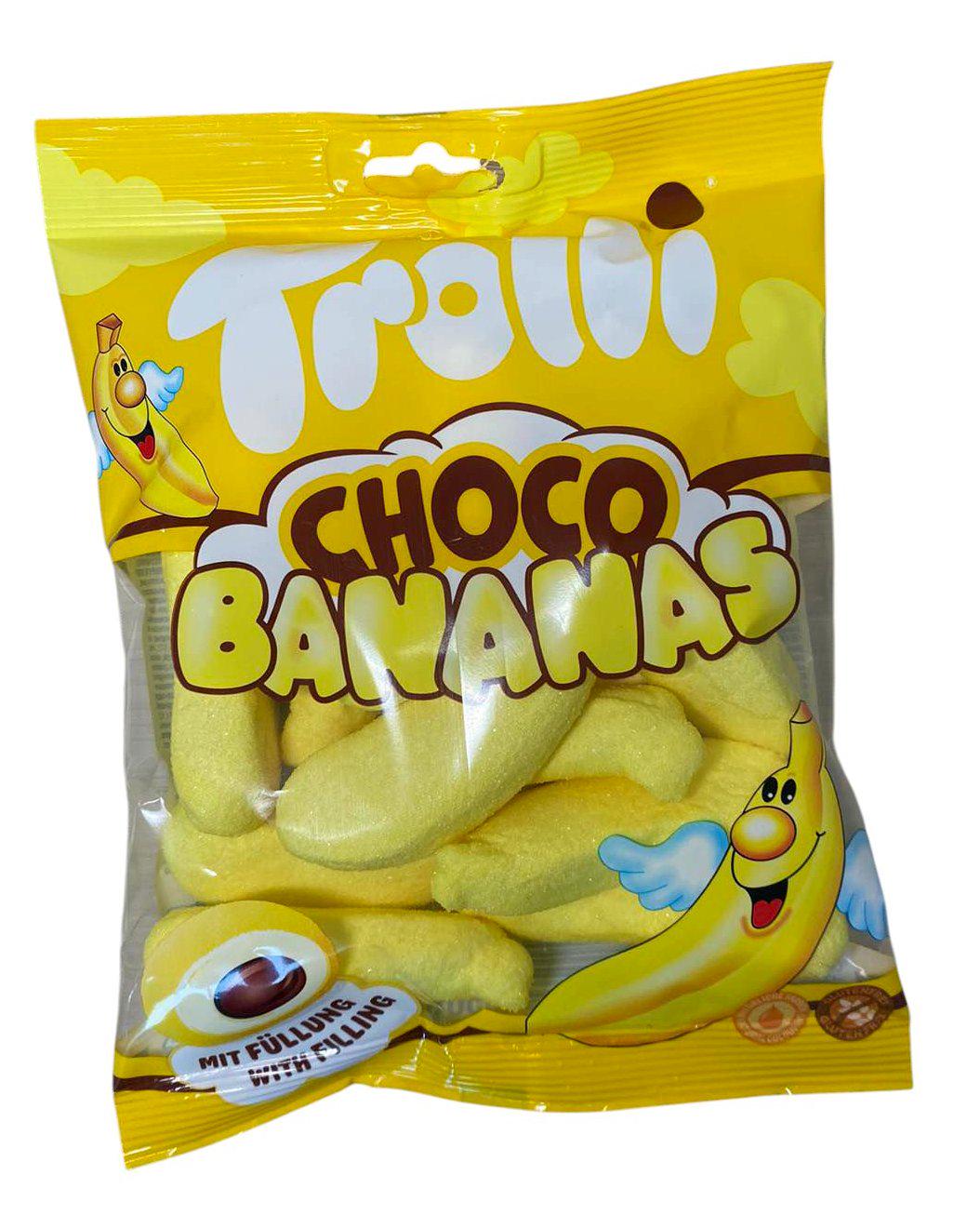 Маршмеллоу Trolli Choco Bananas 150 г (60553)