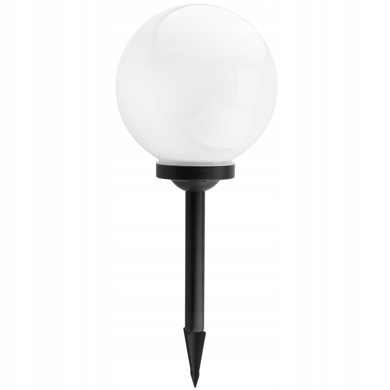 Садовый светильник-шар на солнечной батарее Lumiled Atris LED 6500 K IP44 25 см Холодный свет (10524)
