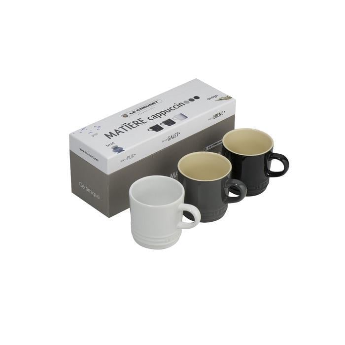 Набор чашек для капучино Le Creuset и керамика 3 пр. (2472748)
