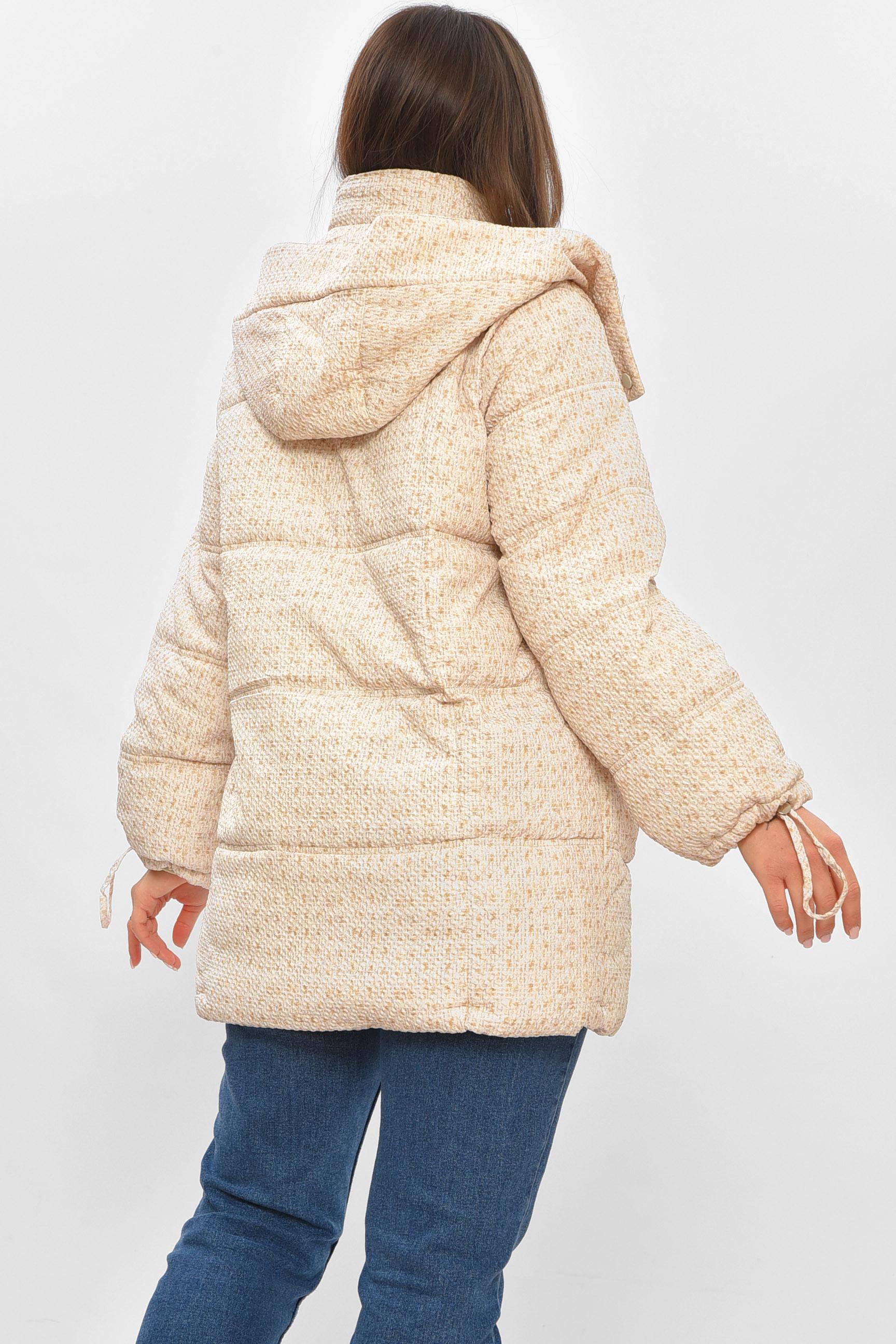 Куртка жіноча демісезонна L Молочний (206069) - фото 3 Куртка жіноча демісезонна L Молочний (206069) - фото 3