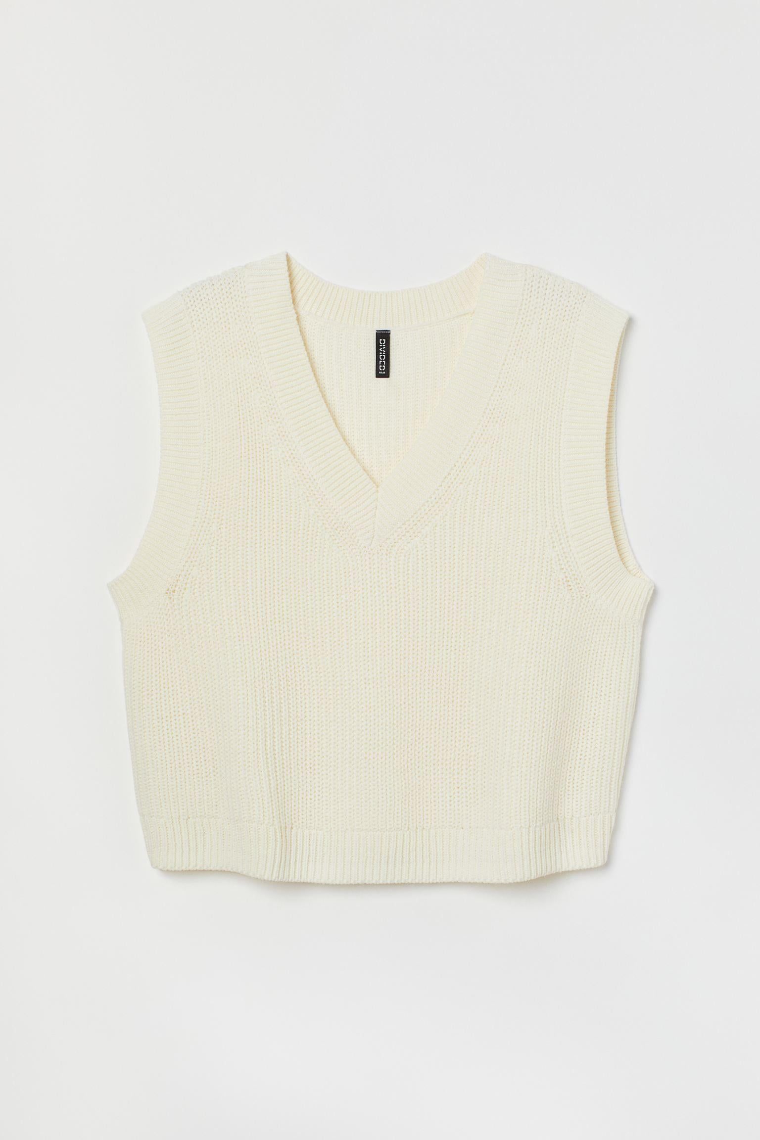Жилет H&M 4XL Молочний (S3091016459)