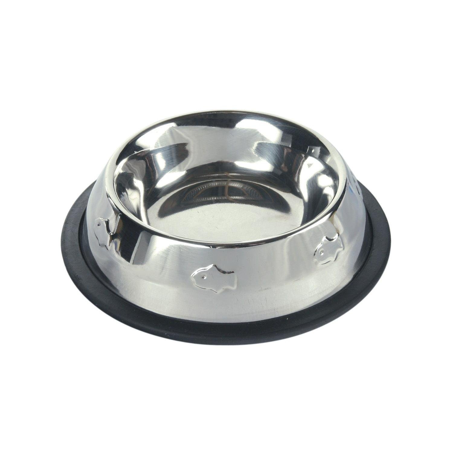 Миска для котів Trixie Рибки метал 15 см (24870)