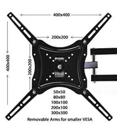 Кронштейн для ТВ HDL-117B BSM выдвижной поворотный 14-55" (2539389289) - фото 3 Кронштейн для ТВ HDL-117B BSM выдвижной поворотный 14-55" (2539389289) - фото 3