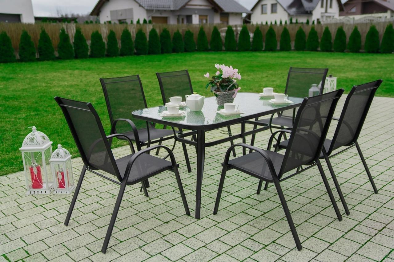 Стол садовый KONTRAST MAJORKA 120х70х70 см Black (2616427304) - фото 8 Стол садовый KONTRAST MAJORKA 120х70х70 см Black (2616427304) - фото 8