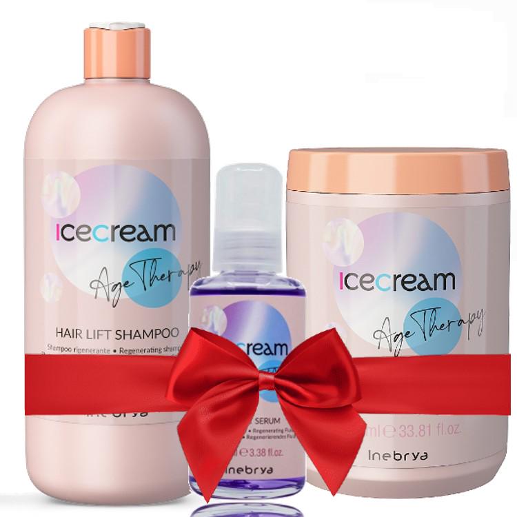 Набор для зрелых и пористых волос Inebrya Ice Cream Age Therapy Hair Lift Kit (1352319434)