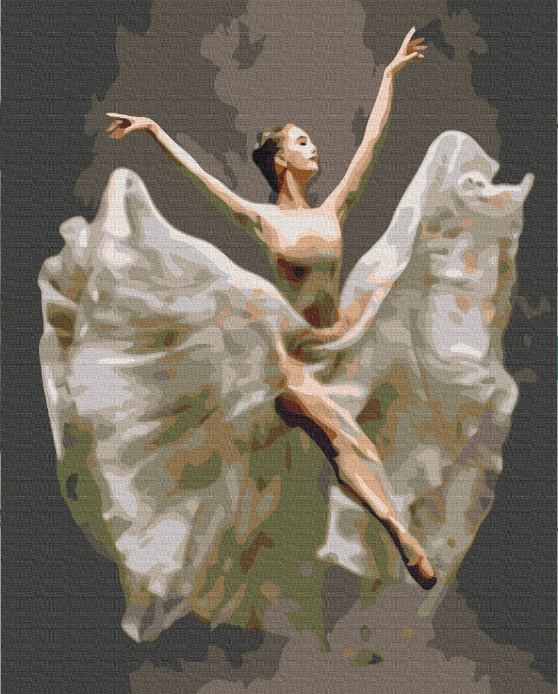 Картина за номерами Brushme Балерина в польоті 40x50 см (BS34356)