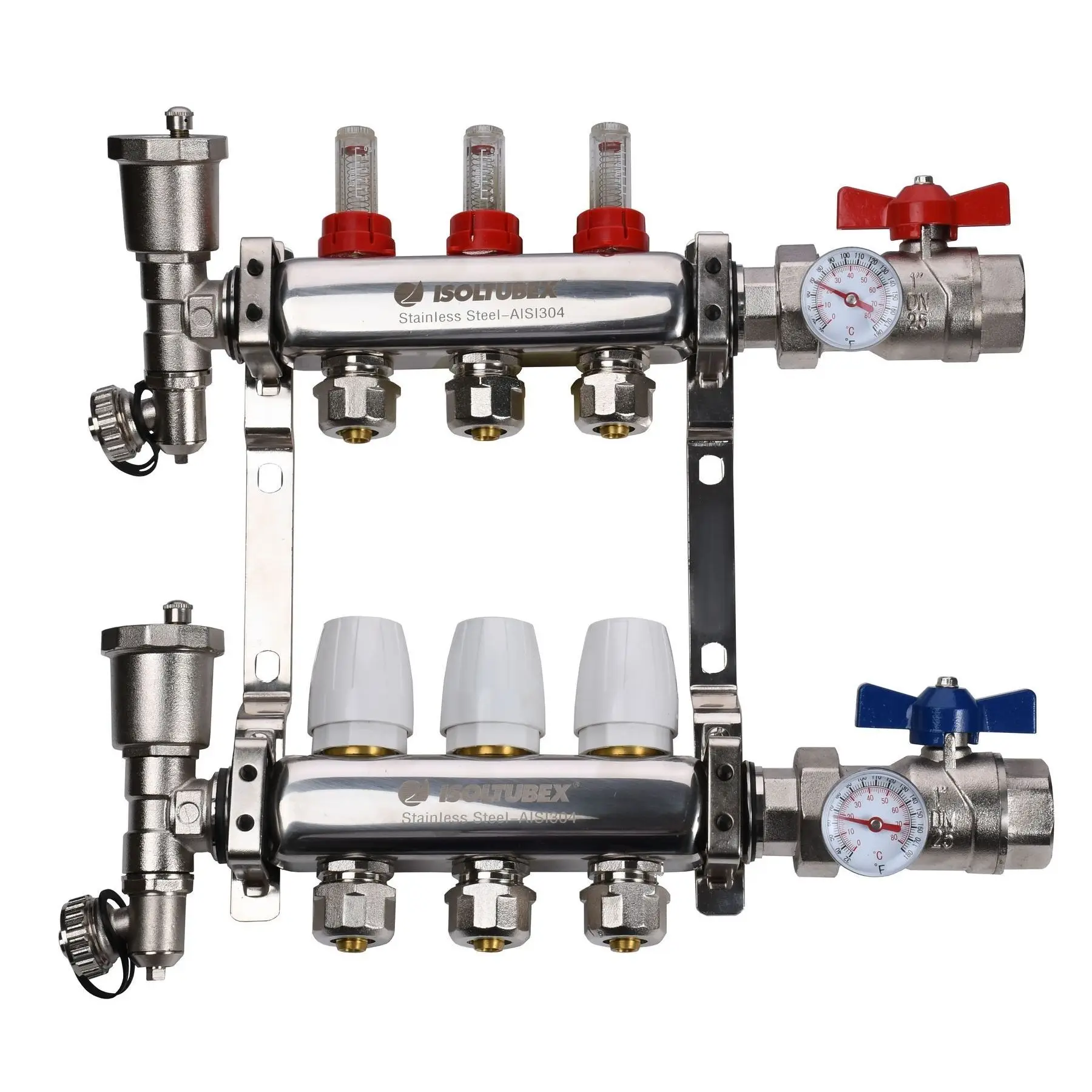 Система колекторна Isoltubex Inox AISI-304 CO3 3 контури 1" (GSR-000016491)