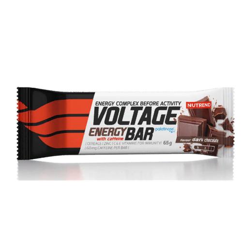 Вуглеводний батончик Nutrend Voltage Energy Bar with Caffeine 65 г Dark Chocolate