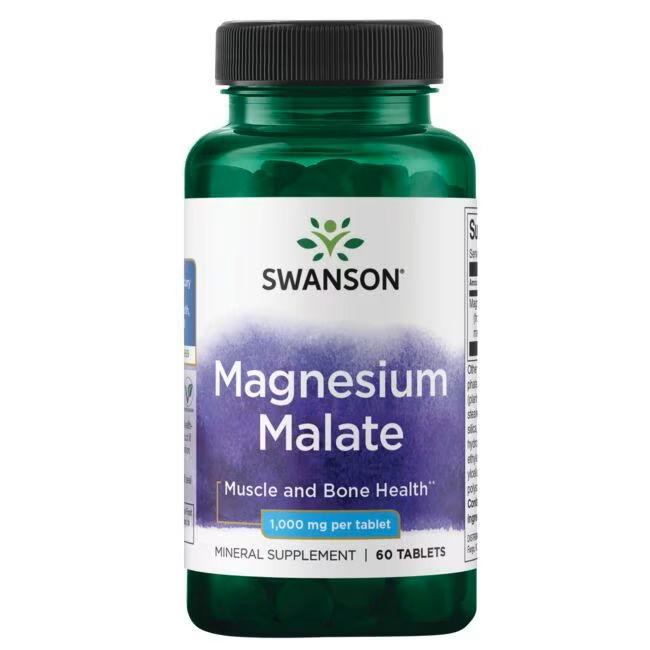 Магний малат Swanson Magnesium Malate 1000mg 60 таблеток