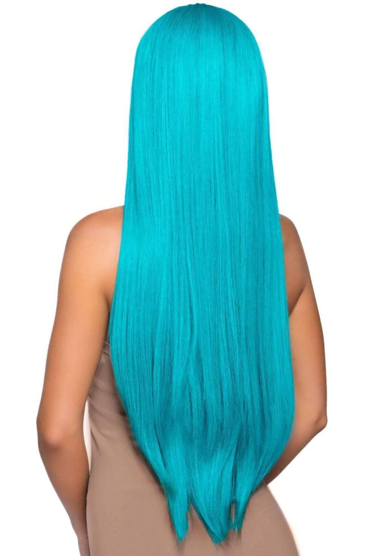 Перука Leg Avenue Long straight center part wig 33" Turquoise (SO8591) - фото 2
