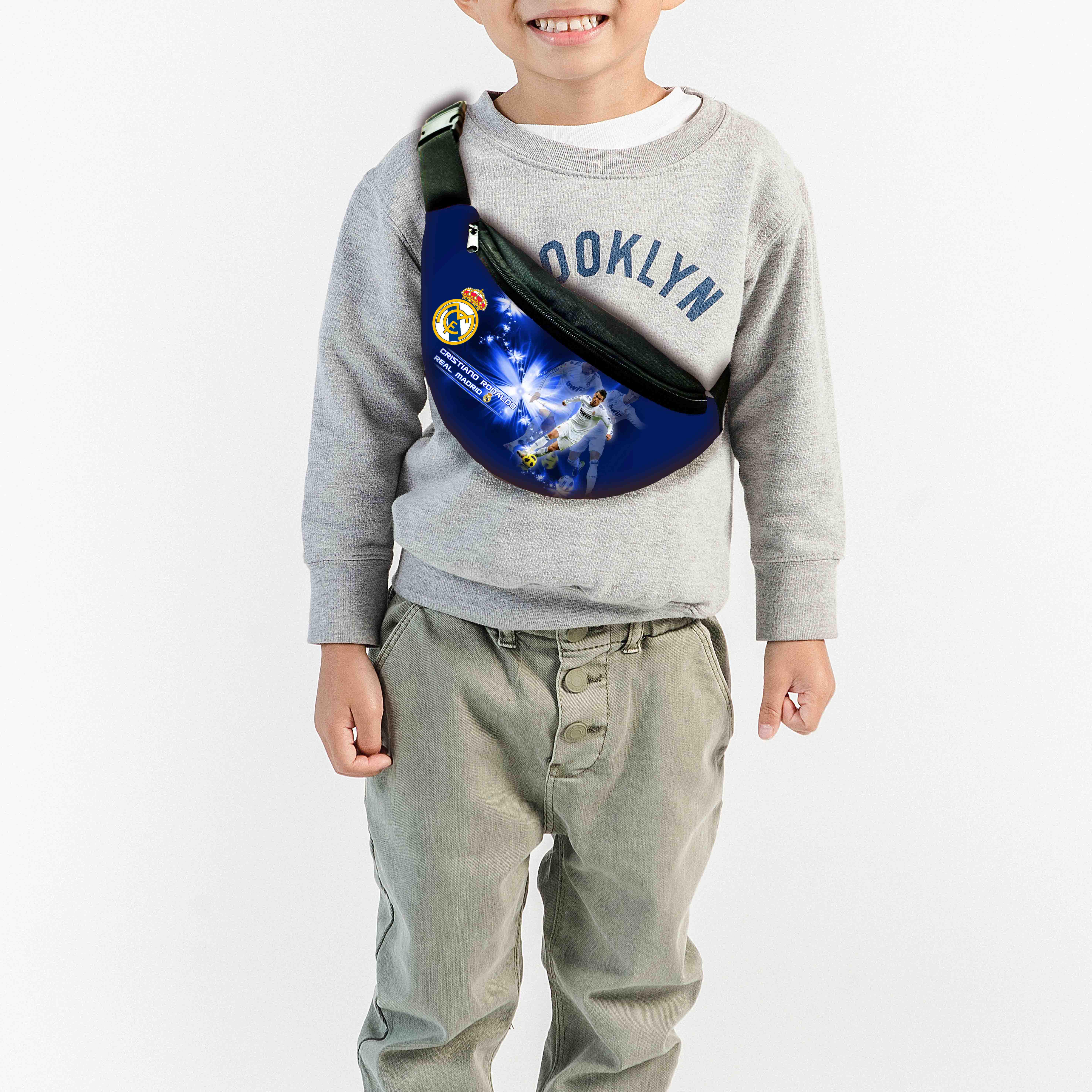 Поясна сумка-бананка дитяча Кріштіану Роналду для хлопчика 32х15 см (0346)