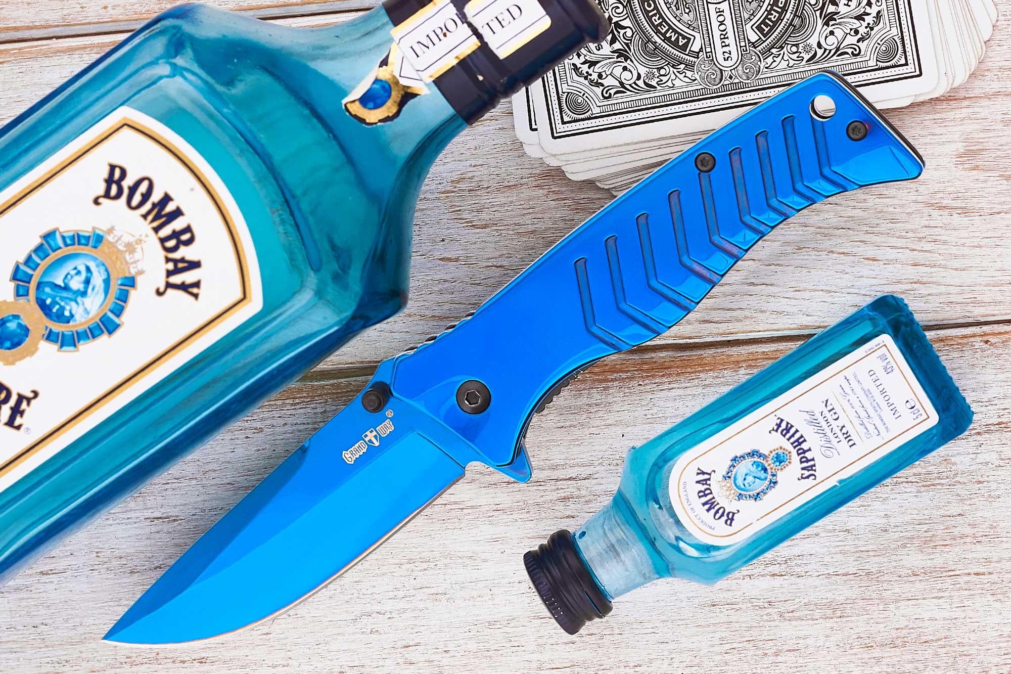 Нож складной туристический Grand Way 88 мм (6944BCFPT)