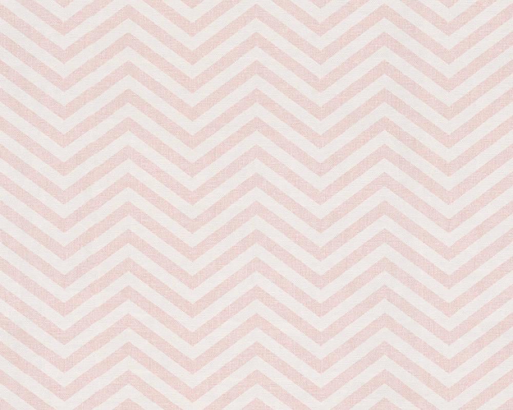 Обои виниловые на флизелиновой основе A.S. Creation Scandinavian 34139-2 Белый/Розовый