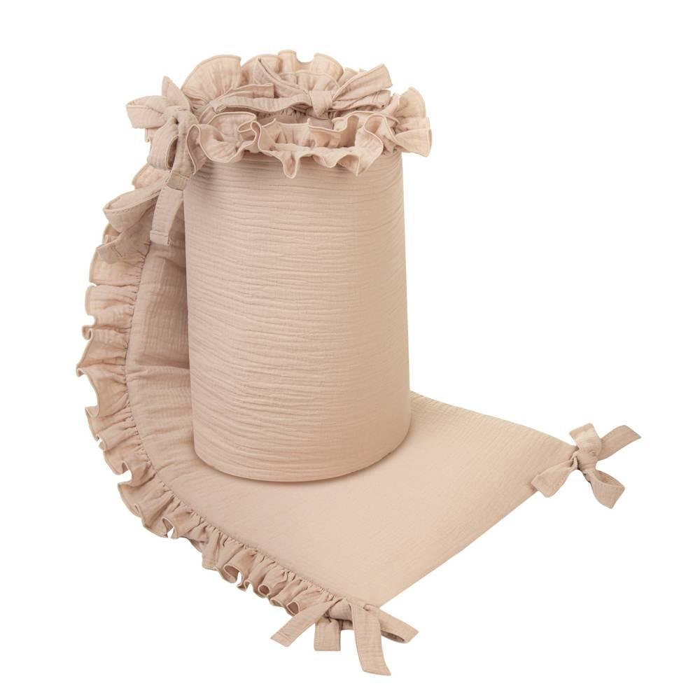 Бортик для дитячого ліжечка FreeON Bubaba 190х40 см Beige (selvid59_22950)