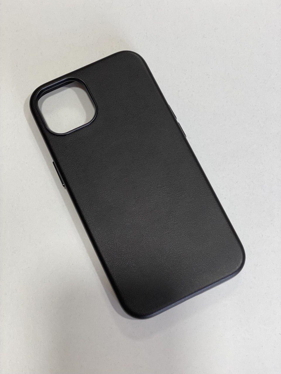 Чехол для iPhone 13 / Case with MagSave / Eco leather / черный
